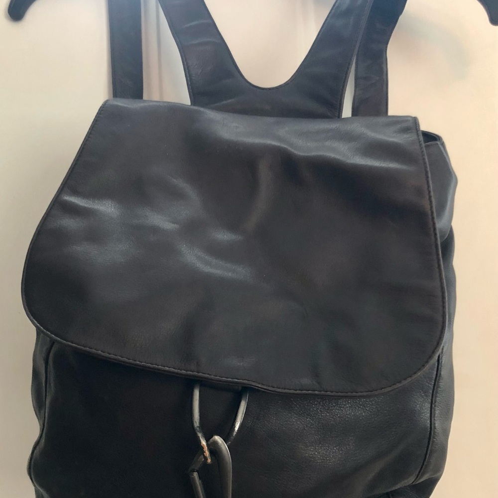 Dkny Soft Leather Backpack - image 3